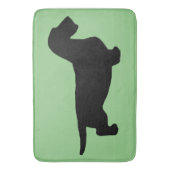 ダックスシャント荒髪 – シルエット1 バスマット (正面縦)