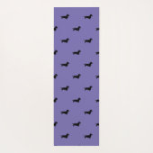 ダックスシャント荒髪 – シルエット1 ヨガマット (裏面)