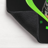 ダックスシャンドインシャムロックハート マウスパッド (コーナー)