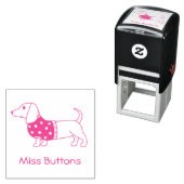 ダックスシャンドウィナードグスターセーター名前をカスタムする セルフインキングスタンプ (インサイチュ)