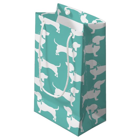 ダックスシャンドウィナードッグパピースモール抱き枕 スモールペーパーバッグ (正面アングル)