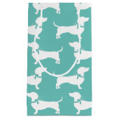 ダックスシャンドウィナードッグパピースモール抱き枕 スモールペーパーバッグ (正面)