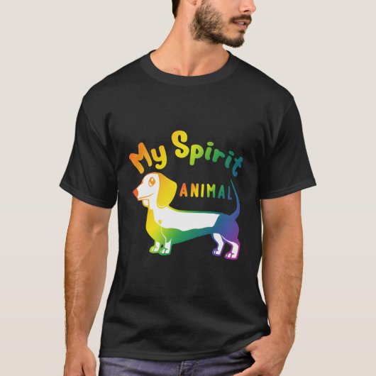 ダックスシャンドウィーナードキシーラブの犬ノベルティフード付きスウェットシャツ Tシャツ (正面)