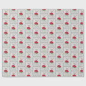 ダックスシャンドクリスマスカロラー ラッピングペーパー (フラット)