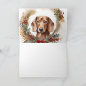 ダックスシャンドクリスマスリースフェスティバルカップ カード (内部)