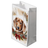 ダックスシャンドクリスマスリースフェスティバルカップ スモールペーパーバッグ (裏面アングル)