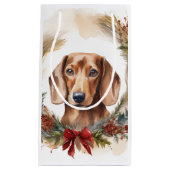 ダックスシャンドクリスマスリースフェスティバルカップ スモールペーパーバッグ (正面)