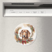 ダックスシャンドクリスマスリースフェスティバルカップ マグネット (インサイチュ (食洗機))