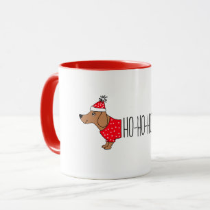 ダックスシャンドクリスマス11オズツートーンマグカップ マグカップ