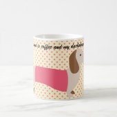 ダックスシャンドコーヒーマグドキシーラバーギフト コーヒーマグカップ (中央)