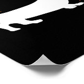 ダックスシャンドサンクスギビングピルグリム秋 ポスター (角)