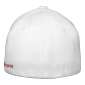 ダックスシャンドシルエットウィーナードッグカスタムドキシー 刺繍入りキャップ (裏面)