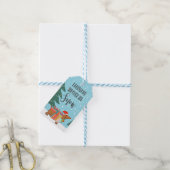 ダックスシャンドスルーザスノーおもしろい犬恋人 ギフトタグ (より糸付き)