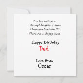 ダックスシャンドズガーデンパーティー- Diggin'アップ誕生日おもしろい (裏面)