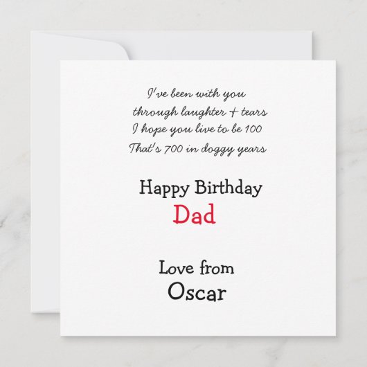 ダックスシャンドズガーデンパーティー- Diggin'アップ誕生日おもしろい (裏面)