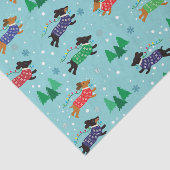 ダックスシャンドドキシードグクリスマスホリデー 薄葉紙 (詳細)