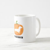 ダックスシャンドハロウィンドッグ コーヒーマグカップ (正面右)