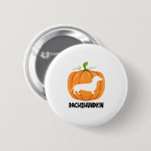 ダックスシャンドハロウィンドッグ 缶バッジ (正面&裏面)