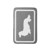 ダックスシャンドバスマットグレードキシーバスルーム敷物 バスマット (正面縦)