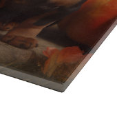 ダックスシャンドパピーオータムデライトカボチャ カッティングボード (角)