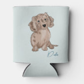 ダックスシャンドメルオンカンクーラーの水色 缶クーラー (正面)