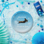 ダックスシュントを介して雪のパーティープレート ペーパープレート (パーティー)