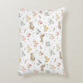 ダックスシュントウィーナードッグソーセージ犬ワイルドフラワー アクセントクッション (正面(垂直))