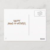 ダックスシュントハロウィーンヴァンパイア ポストカード (裏面)