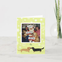 ダックスシュントミスタントーキスクリスマスドッグステンプレート