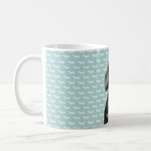 ダックスシュントラバーコーヒーマグ コーヒーマグカップ (左)