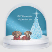 ダックスシュント子犬クリスマス (正面)