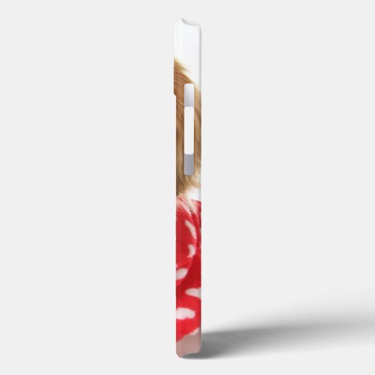 ダックスシュント子犬バレンタインの衣装を着て Case-Mate iPhoneケース (裏面 / 左)