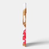 ダックスシュント子犬バレンタインの衣装を着て Case-Mate iPhoneケース (裏面 / 右)