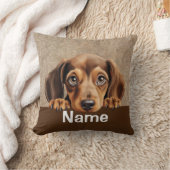 ダックスシュント子犬ペット クッション (ブランケット)