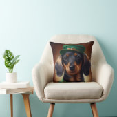 ダックスシュント犬サンパトリックのデイドレス クッション (椅子)