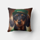 ダックスシュント犬サンパトリックのデイドレス クッション (裏面)