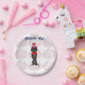 ダックスシュント独立記念日紙パーティープレート ペーパープレート (パーティー)