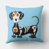 ダックスシュント糖スカル クッション (裏面)