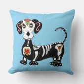 ダックスシュント糖スカル クッション (正面)