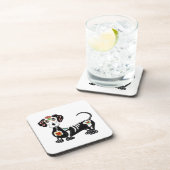 ダックスシュント糖スカル コースター (右側)