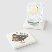 ダックストーンコースター ストーンコースター (横)