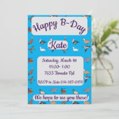 ダックスハッピーバースデー 招待状 (スタンド正面)