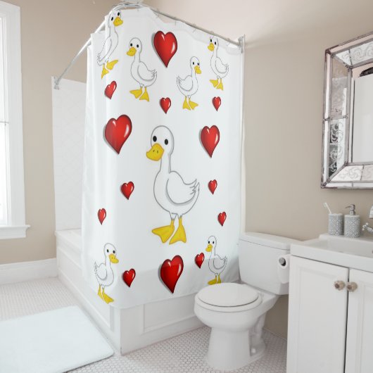 ダックスハートシャワーカーテン シャワーカーテン (インサイチュ)