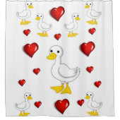 ダックスハートシャワーカーテン シャワーカーテン (正面)