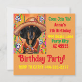 ダックスパーティー 招待状 (正面)