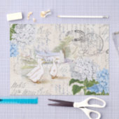 ダックスファームハウスフラワーズイタリアンティッシュペーパー 薄葉紙 (クラフト)