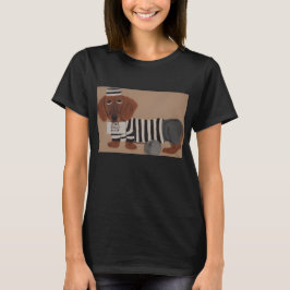 ダックスフントのおやつ泥棒 Tシャツ