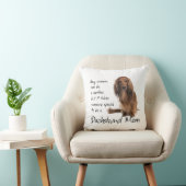 ダックスフントのお母さんの枕 クッション (椅子)