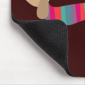 ダックスフントのお母さん マウスパッド (コーナー)