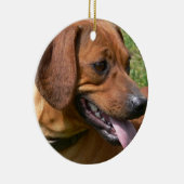 ダックスフントのオーナメントの写真 セラミックオーナメント (右)